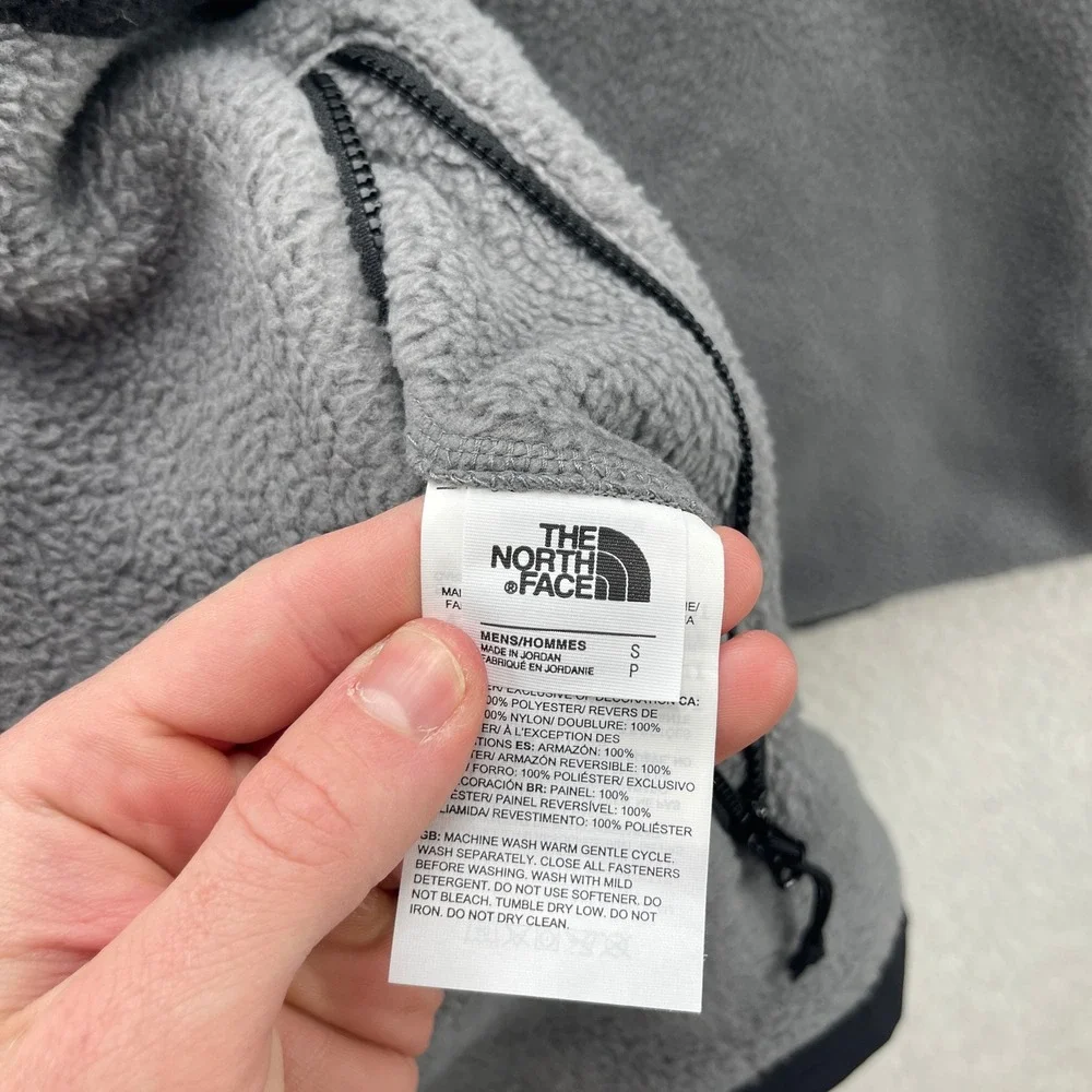 The North Face Windwall Jacket Mens S Black Reversible Softshell Fleece Gorpcore